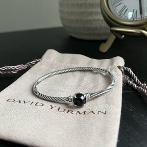 David Yurman Petite Chatelaine® Bracelet in Sterling Silver with Black Onyx